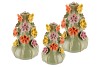 FLOWER PISTACHE VASE BUBBELS 17X26CM NM