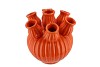 AMSTERDAM ORANGE TULIP VASE 18X17CM NM