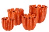 LUNA ORANGE TUBE VASE 24X24CM NM