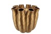 LUNA GOLD TUBE VASE 24X24CM NM