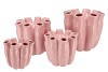 LUNA LIGHT PINK TUBE VASE 24X24CM NM