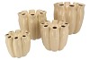 LUNA SAND TUBE VASE 19X19CM NM