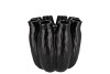 LUNA BLACK TUBE VASE 16x16CM NM