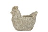 CONCRETE FARM GREY  CHICKEN PLANTER 19X12X15CM NM