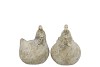 CONCRETE FARM GREY CHICKEN 10X9X12CM NM