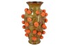 FRUIT MANDARIN OLIVE GREEN VASE 24X38CM NM