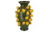 FRUIT LEMON GREEN VASE 24X38CM NM