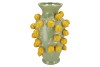 FRUIT LEMON PISTACHE VASE 24X38CM NM