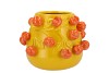 FRUIT MANDARIN YELLOW POT 24X19CM NM