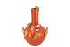 BIRD VASE ORANGE TUBE 20X25CM NM