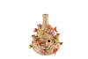 BIRD VASE SAND BUBBLES 23X25CM NM