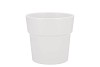 CERAMIC WHITE MATT POT ORCHID EDGE 13CM