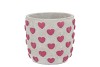 LOVE AMORE SINGLE FUCHSIA POT 12X12X11CM NM