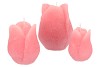 CANDLE TULIP BLUSH PINK 10X13CM NM