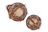 WICKER ELM BRANCHES BROWN EGG BASKET SET 2 NM