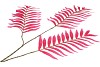 SILK PALM LEAF PINK 87CM NM