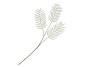 SILK PALM LEAF WHITE 87CM NM