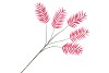 SILK PALM LEAF PINK 125CM NM