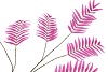 SILK PALM LEAF FUCHSIA 150CM NM