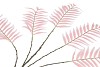 SILK PALM LEAF LIGHT PINK 125CM NM