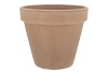 TERRACOTTA CHOCO POT GREY D23XH21CM