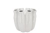 LUNA WHITE TUBE VASE 16X16CM NM