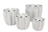 LUNA WHITE TUBE VASE 24X24CM NM