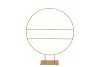 METAL CIRCLE BARS GOLD 30CM