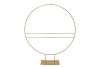 METAL CIRCLE BARS GOLD 40CM