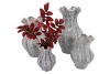 INGA DRISS GREY VASE ACTIVE GLAZE 19X19X25CM