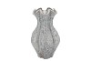 INGA DRISS GREY VASE ACTIVE GLAZE 25X25X36CM