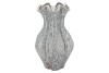 INGA DRISS GREY VASE ACTIVE GLAZE 27X27X44CM