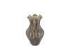 INGA DRISS GREEN VASE ACTIVE GLAZE 15X15X20CM