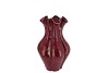 INGA DRISS PURPLE VASE ACTIVE GLAZE 19X19X25CM