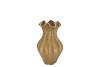 INGA DRISS GOLD VASE ACTIVE GLAZE 15X15X20CM