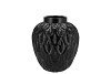 INGA BOA BLACK POT ACTIVE GLAZE 23X23X25CM