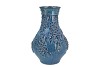 INGA GRAPE BLUE VASE ACTIVE GLAZE 25X25X35CM