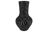 INGA BOA BLACK VASE NECK ACTIVE GLAZE 28X28X46CM