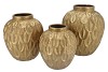 INGA BOA GOLD POT ACTIVE GLAZE 23X23X25CM