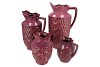 INGA BOA PURPLE VASE ACTIVE GLAZE 28X23X46CM NM