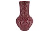 INGA BOA PURPLE VASE NECK ACTIVE GLAZE 28X28X46CM