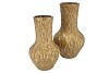 INGA BOA GOLD VASE NECK ACTIVE GLAZE 28X28X46CM