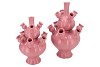 ROTTERDAM PINK VASE TUBE 25X25X36CM NM