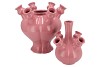 ROTTERDAM PINK VASE TUBE 25X25X36CM NM