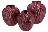 INGA BOA PURPLE POT ACTIVE GLAZE 23X23X25CM