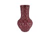 INGA BOA PURPLE VASE NECK ACTIVE GLAZE 23X23X39CM