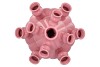 ROTTERDAM PINK VASE TUBE 31X31X46CM NM