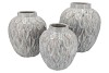 INGA BOA GREY POT ACTIVE GLAZE 23X23X25CM NM