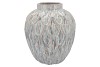 INGA BOA GREY POT ACTIVE GLAZE 31X31X35CM NM