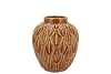 INGA BOA BROWN POT ACTIVE GLAZE 23X23X25CM NM